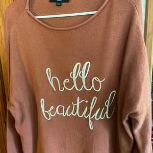 Kittenish sweater